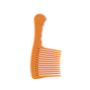 Xinlinda Марка Пластиковые extra large широкий зубы салон оранжевый гребень для волос