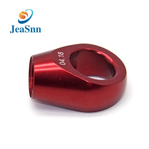 6061 Bloc Fraisage 5 Axes Pièces D'usinage Machines Anodisé Cnc Moletée En Aluminium Rouge <span class=keywords><strong>Bouton</strong></span> - Product Image 4