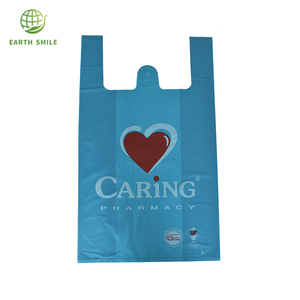 ASTM D6400 Vert Écologique Pliant Sac à Provisions En Plastique Biodégradable Pour Faire Du Shopping - Product Image 3
