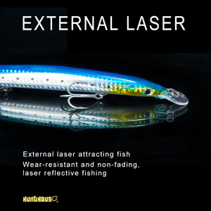 Leurre dur de pêche à la truite, poisson dansant japonais, nageant, appât artificiel, eau salée, eau douce, truite, leurre dur à descente lente, minnow - Product Image 5