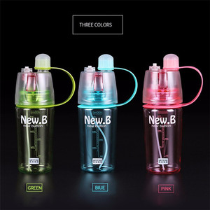 Nuevos productos 400 ml 600 ml deporte plástico infusor fruta bebida de <span class=keywords><strong>Shaker</strong></span> botella de agua - Product Image 5