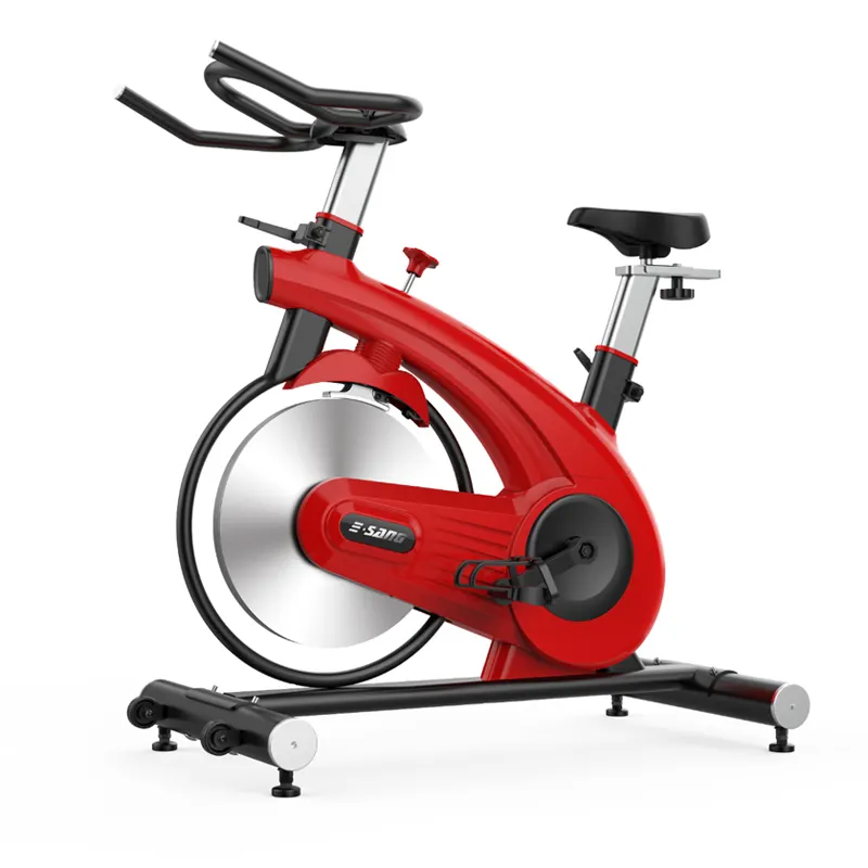 जिम का उपयोग वाणिज्यिक कताई बाइक OEM/ODM लाल रंग स्पिन बाइक स्थिर साइकिल कार्डियो फिटनेस चक्र