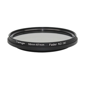 مرشح كاميرا 58 ، <span class=keywords><strong>Fader</strong></span> <span class=keywords><strong>ND</strong></span> (ND2 إلى ND400) ، مرشح متغير للتزوير النحيف قابل للتعديل - Product Image 1