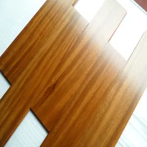 Colore naturale di rivestimento UV Dahgoma Africano Teak in legno pavimenti in legno