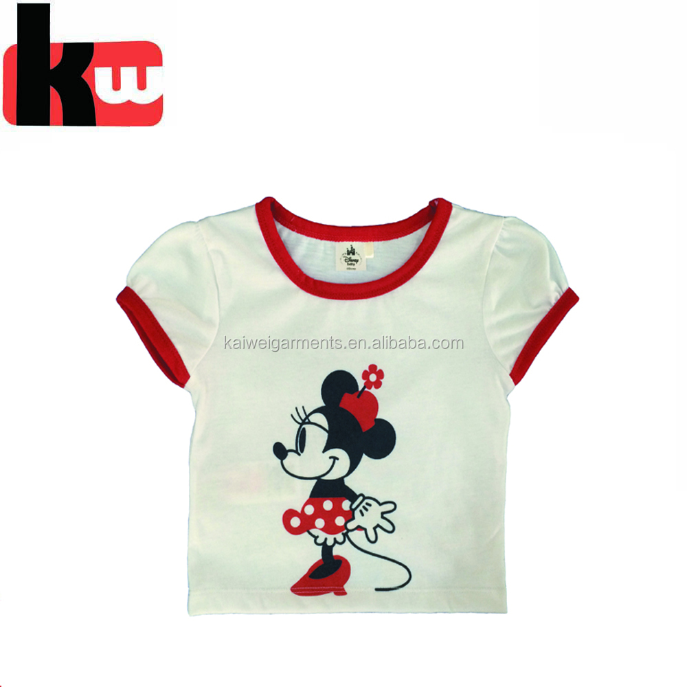 Оптовая продажа, летняя хлопковая Футболка с героями мультфильмов для маленьких детей, на фабрике