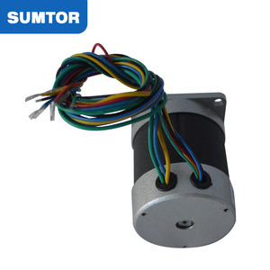 125w potencia nominal 5.2A nema actual 23 precio barato redondo del motor y brida cuadrada bldc 24vdc montaje del motor sin esco - Product Image 5