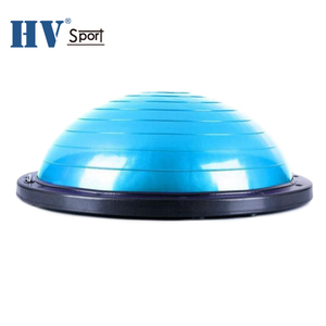 <span class=keywords><strong>Pilates</strong></span> formation PVC <span class=keywords><strong>ballon</strong></span> de yoga demi-boule avec poignée vague à billes à grande vitesse - Product Image 2