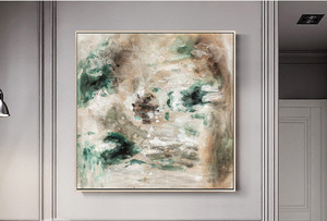 24x24 pouces, décoration murale abstraite <span class=keywords><strong>peinte</strong></span> à l'huile, peintures modernes, Art <span class=keywords><strong>sur</strong></span> <span class=keywords><strong>toile</strong></span> - Product Image 5