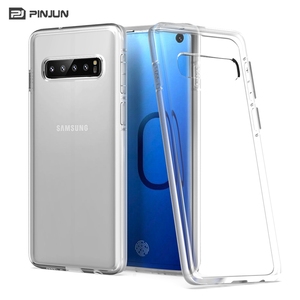 flexible transparente <span class=keywords><strong>a</strong></span> prueba de golpes <span class=keywords><strong>a</strong></span> prueba suave protectora de la caja del gel del tpu caso para samsung s10 caso claro - Product Image 1