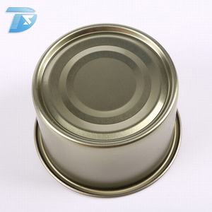Personalizado 2 piezas de hojalata fácil de abrir caviar lata de comida latas de atún con tapa - Product Image 3