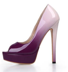 Nuovi Arrivi 2019 Scarpe da Donna all'Ingrosso, Tacchi Alti Personalizzati Sexy con Punta <span class=keywords><strong>Aperta</strong></span> e Piattaforma - Product Image 4