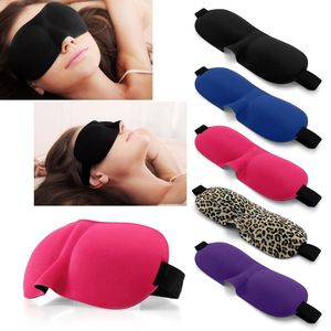Negro dormir máscara padded Shade Sleep Blindfold con tapones - Product Image 1
