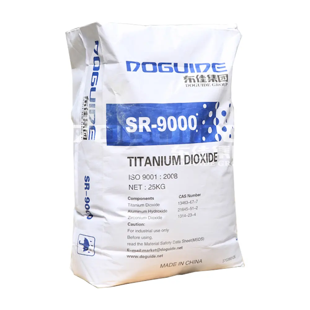 SR-9000 रूटाइल टाइटेनियम डाइऑक्साइड R9000 बहुउद्देशीय वर्णक जिक्रोन एल्यूमिना द्वारा उत्पादित अकार्बनिक R9000