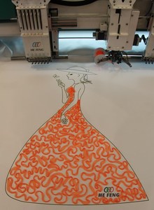 Cording Sequin Máquina de bordar en espiral plana Dispositivo de cordón fácil - Product Image 4