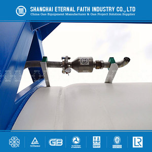 Sefic marca GB150 20ft/40ft <span class=keywords><strong>LOX</strong></span>/Lin/lar/LCO2/LNG contenedor cisterna ISO tanque - Product Image 5