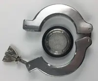 KF Vacuum Adaptor Half Nipple Sanitary Aluminum KF16 Clamp