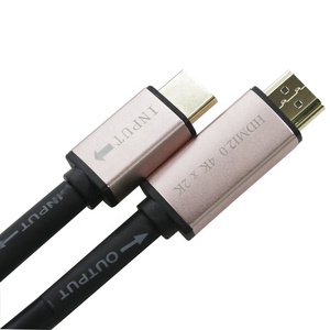 Chapado en oro conector macho a macho género aplicación Multimedia 4 K 2160 p hd con <span class=keywords><strong>cable</strong></span> Ethernet para proyector LCD <span class=keywords><strong>apple</strong></span> <span class=keywords><strong>TV</strong></span> - Product Image 1