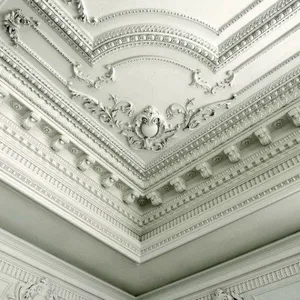 81071 Crown Molding Styles PU Carved Wall Coving Decorative Plaster Coving for Sale