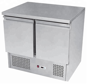 Deux portes table <span class=keywords><strong>saladette</strong></span> réfrigérée de <span class=keywords><strong>comptoir</strong></span>/salade sandwich compteur - Product Image 3