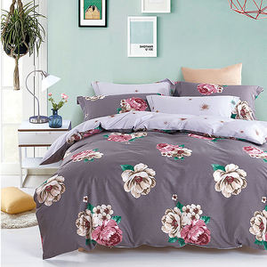 KOSMOS de flor de algodón diseño impreso cómodo Suave 4 unids cama <span class=keywords><strong>funda</strong></span> nórdica para casa - Product Image 3