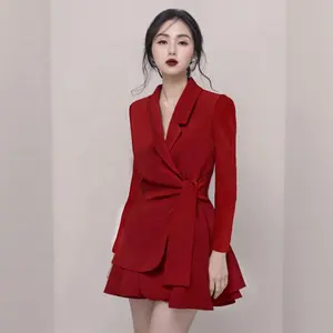 Vestido formal feminino sexy para escritório, mais novo design perfeito para mulheres