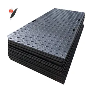 Hdpe Temporary Mats Black Uhmwpe And Hdpe Ground Protection Mat/oil Rig Mat Hdpe Ground Protection Sheet/temporary Flooring Pad