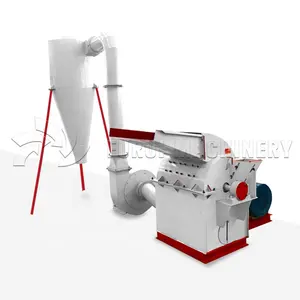 industrial wood shredder chipper/hammer mill/sawdust log making machine