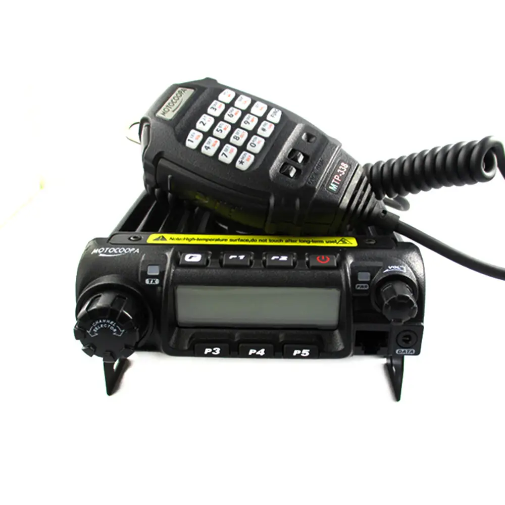 60 w uhf/vhf मोबाइल ट्रांसीवर motocoopa mpt338 लंबी दूरी वॉकी टॉकी