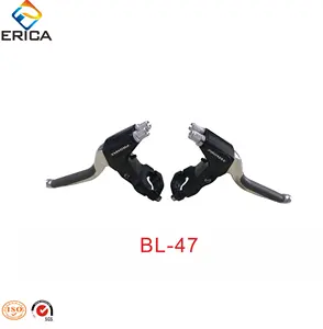 High Quality Promax Fat Bike Bicycle BL-47 Aluminum Alloy 4 Finger Dual Cable Pulled Brake Lever For sale