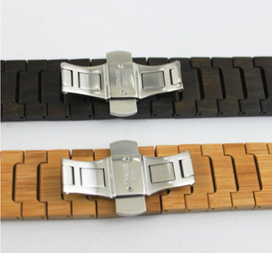 Correa de reloj de moda, accesorios de madera para <span class=keywords><strong>pulsera</strong></span> personalizada de 42mm y 38mm, <span class=keywords><strong>pulsera</strong></span> de moda de Apple, cadena y pulseras de eslabones de madera - Product Image 4