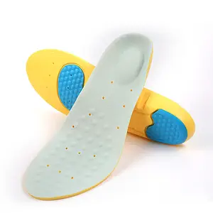 批发定制OEM成型矫形扁平足高密度记忆PU泡沫徒步运动糖尿病鞋垫