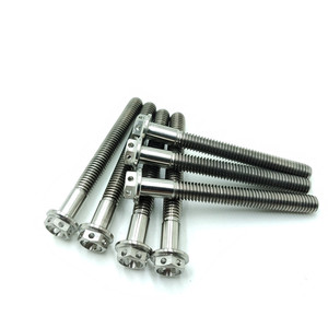 Moto Hexagone Creux <span class=keywords><strong>Bride</strong></span> Tête boulon de titane Ti Vis <span class=keywords><strong>Fixation</strong></span> Ti - Product Image 1