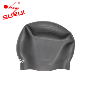 Logo personnalisé De Mode En Silicone <span class=keywords><strong>Blanc</strong></span> Imprimé Drôle Silicone <span class=keywords><strong>Bonnet</strong></span> De Bain - Product Image 3