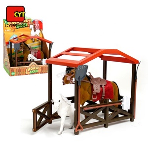 Caballerizas de Juguete para Niños, Granja de Animales de Juguete, Caballo de Juguete - Product Image 1