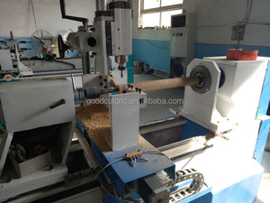 Đôi máy cắt duy nhất trục 3 trục 4 trục gỗ máy tiện với làm mát bằng không khí trục chính - Product Image 3