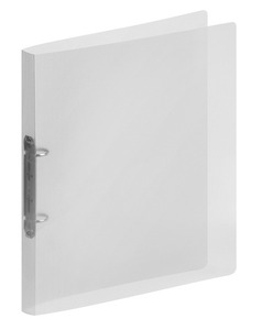Heavy Duty Transparent A4 PP 2-Ring <strong>Binder</strong> File <strong>Folder</strong> for Office School Stationery - Product Image 1