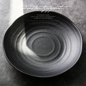Venta al por mayor <span class=keywords><strong>de</strong></span> alta calidad negro Placa <span class=keywords><strong>de</strong></span> porcelana para la merienda - Product Image 5