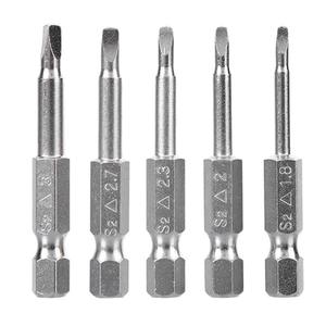 Destornillador <span class=keywords><strong>Triangular</strong></span> profesional, puntas de tornillo, destornillador eléctrico magnético, juego de herramientas de mano, 5 uds. - Product Image 1
