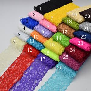 Đặt hàng nhỏ ywleiao ren đẹp căng hoa đồ lót Headband đàn hồi tự làm ren rộng: 8cm - Product Image 5