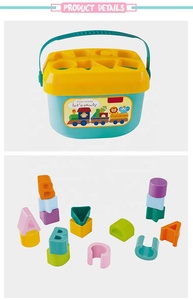 Bộ Gạch Học Tập Rực Rỡ Bằng Nhựa An Toàn Nhà Khối Đồ Chơi Trẻ Em Cho Trẻ Em - Product Image 4