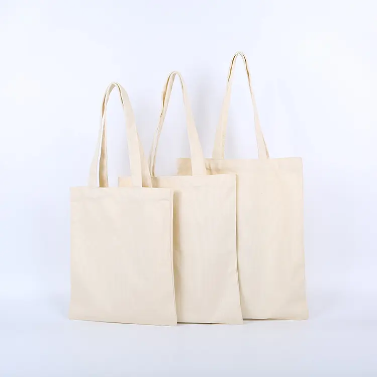 Good Quality Cheap 12oz Custom Durable Natural Cotton Cloth Tote Shopping Bag Packaging Canvas Tote Bag Plain Tote Bags