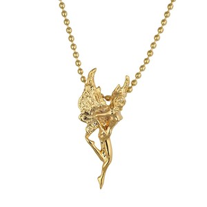 De acero inoxidable de la joyería chapado en oro 14 k 18 k de cola de hadas de collar de oro colgante alas de Ángel - Product Image 1