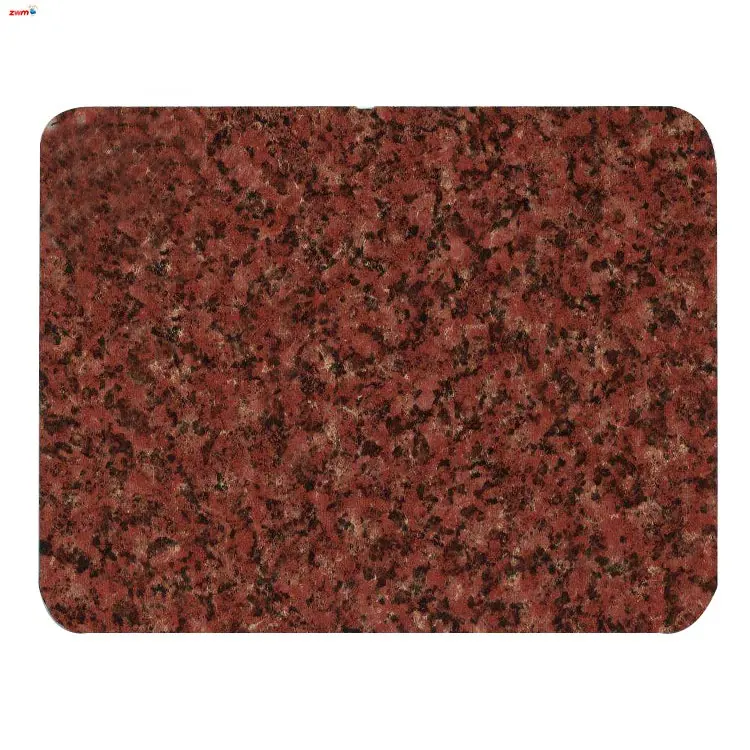 Nhôm composite panel acp chống cháy bên ngoài trang trí nội thất vật liệu màu đỏ granite tường ốp