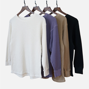 Conjunto de Ropa Interior Térmica de Algodón 100% Suave para <span class=keywords><strong>Mujer</strong></span>, Estilo Waffle, Color Sólido, para Invierno - Product Image 1