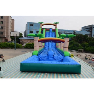 Gigante de la <span class=keywords><strong>selva</strong></span> inflable tobogán de Las Palmas tropicales inflable tobogán de agua para adulto - Product Image 2