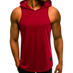 Gilet sans manches d'été Slim Fitness Gym pour hommes Sweat à capuche imprimé numérique et débardeur pour l'entraînement - Product Image 1