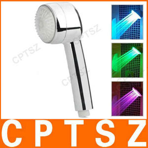 LED 4 changement de couleur <span class=keywords><strong>douche</strong></span> à main, pomme de <span class=keywords><strong>douche</strong></span>/robinet alimenté par un jet d'eau - Product Image 2