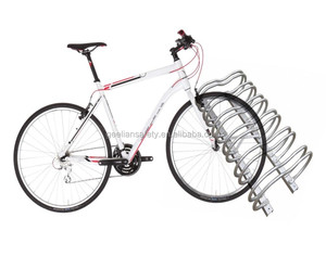 Soporte <span class=keywords><strong>de</strong></span> estacionamiento <span class=keywords><strong>de</strong></span> bicicleta apilable, estante <span class=keywords><strong>de</strong></span> exhibición <span class=keywords><strong>de</strong></span> bicicleta galvanizado, soporte <span class=keywords><strong>de</strong></span> bicicleta duradero - Product Image 4