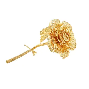 rose-00002 xuping gold jewellery rose flower fine home decor best gift for mother