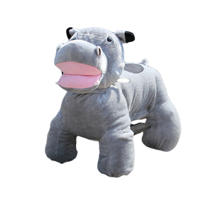 Hipopótamo caminando en animales <span class=keywords><strong>de</strong></span> juguetes zoológico jinete - Product Image 3